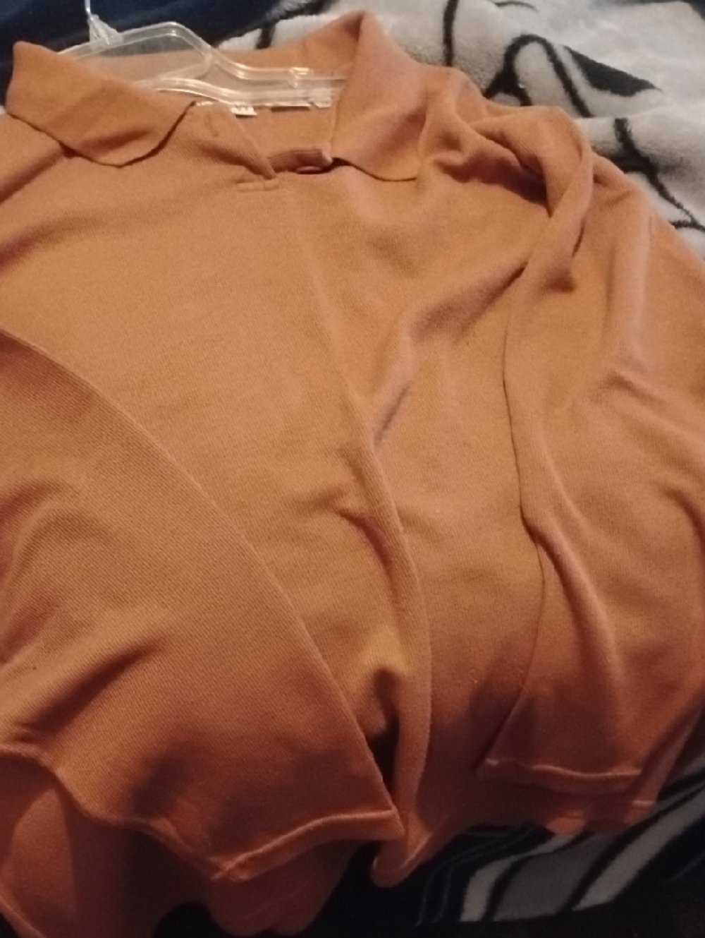 Women’s Rust Orange Cowl Neck Sweater - 2X